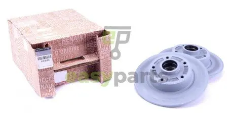 Диск гальмівний (задній) Renault Megane III/Scenic III 08- (260x8) (+ABS) (к-кт 2 шт.) RENAULT / DACIA 432008191R