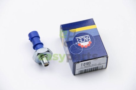 Датчик давления масла (0,4bar/1 конт./голубой) Opel Combo/Honda Civic 1.4-3.5 85- (M10x1) FACET 7.0183