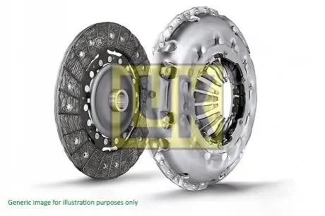 Комплект сцепления Caddy III/Golf V 1.9TDI 4WD 04-/Passat/Octavia II 2.0TDI (240mm) LuK 624 3230 09