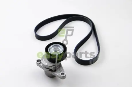 Комплект ременя генератора Citroen C2/C3/C4/Peugeot 207/307 1.1-1.6 02- (6PK1053) Gates K036PK1053