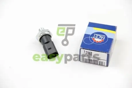Датчик тиску оливи (1,2-1,6 bar/2 конт./чорний) Golf/Passat/Octavia 2.0TSI 03- FACET 7.0168