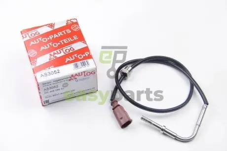 Датчик температури VW GOLF V/VI/ OCTAVIA 1.6D/1.9D/2.0D 03- (перед катализатором) AUTLOG AS3052
