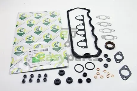 Комплект прокладок VW/Audi 1.9TDI (1Z/AFN/AFF) 93- (верхній/без прокладки ГБЦ) BGA HN6323