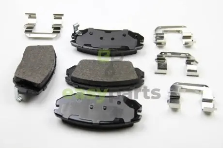 Гальмівні колодки пер. Hyundai Tucson 04-10 (mando) (131,5x60,2x17,5) FERODO FDB4246