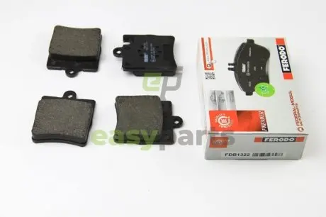 Колодки тормозные дисковые FERODO FDB1322