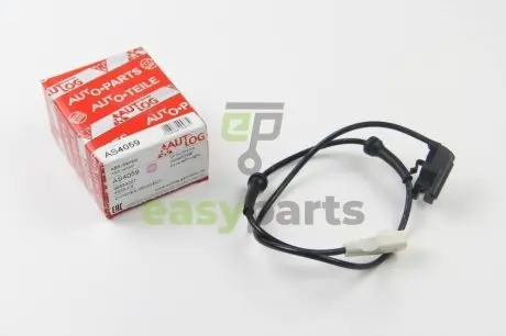 Датчик ABS Citroen C4 I, II/Peugeot 307 1.4-2.0D 00- задній Л/Пр AUTLOG AS4059