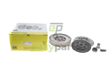 Демпфер + комплект зчеплення VW Passat 1.9 TDI 00-05, 96kw LuK 600 0039 00