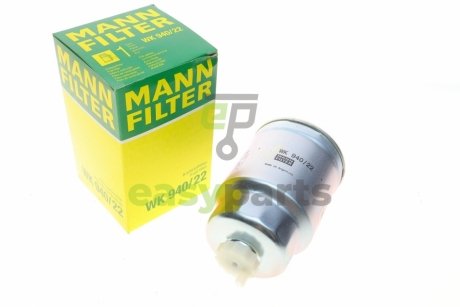 Фильтр топливный Primera/Almera/Navara 2.2dCi 02> -FILTER MANN WK 940/22