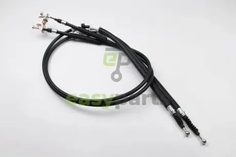 Трос ручного гальма (диск) Opel Corsa C Combo 01- L 1582/1407mm COFLE 11.5764