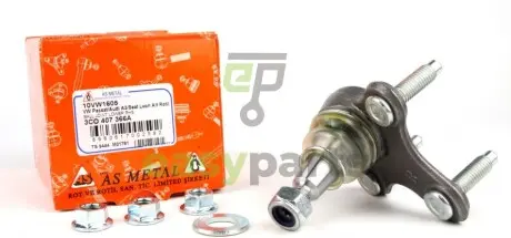 Опора кульова (передня/R) Audi A3 06-/VW Golf IV 05- ASMETAL 10VW1605