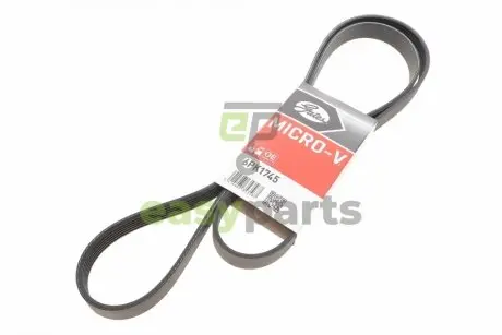 Ремінь генератора Peugeot Expert/Citroen Jumpy 1.9D/TD 96-/2.0HDI 00- Gates 6PK1745