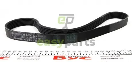 Дорiжковий ремінь Contitech 6PK825