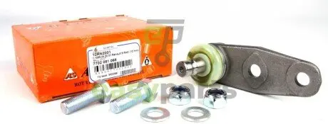 Опора кульова (передня) Renault Kangoo 02- (отвір кріпл. 12мм) ASMETAL 10RN2001