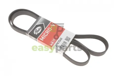 Ремінь генератора VW Golf/BMW/Ford/Opel Gates 6PK1540