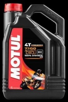 Масло 4T SAE 15W50 (4л) для мотоциклов (845241) MOTUL 104299