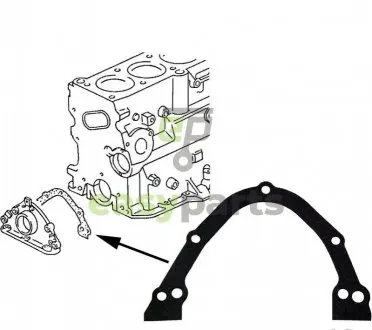 Прокладка кришки ГРМ Golf/Passat/A6 -97 JP GROUP 1119100300
