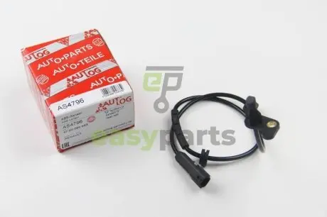 Датчик ABS Renault CLIO IV, ZOE, 12- задній Л AUTLOG AS4796