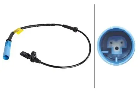 Датчик ABS пер. X5 E53 3.0-4.6 00-06 HELLA 6PU009106-301