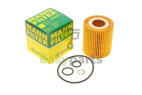 Фільтр масляний BMW 3 (E46/E90) /5 (E60) 1.6/2.0/1.8/2.0 N42/N43/N45/N46 MANN HU815/2X