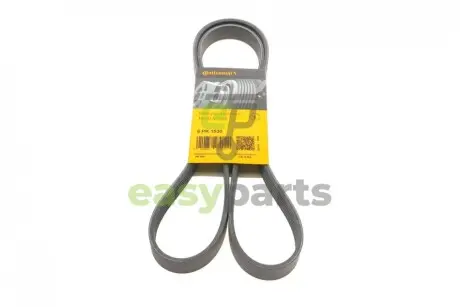 Ремінь генератора Opel Astra F/Corsa B/Vectra B 1.4-1.8 94-03/Ford Escort/Fiesta 1.6/1.8 92-95 Contitech 6PK1530