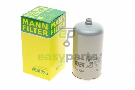 Фільтр паливний Daf/Man/Maz/MB/Neoplan/New Holland/Setra 4.2D-12.0 79- MANN WDK 725