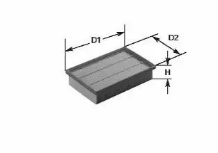 Фильтр воздушный T4 96-03 CLEAN FILTERS MA1113