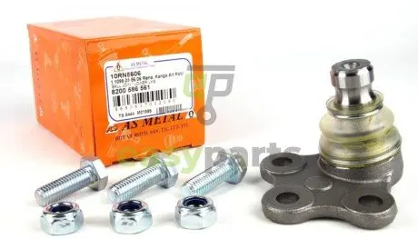 Опора кульова (передня/L) Renault Kangoo 08- ASMETAL 10RN5606