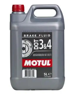 Фото 1 - тормозная жидкость DOT 3 &4 5L MOTUL 104247 Тормозная жидкость DOT 3 &4 5L MOTUL 104247 (фото 1)