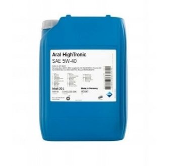 Моторне масло HighTronic 5W - 40 Синтетичне 20 л ARAL 20633 (фото 1)