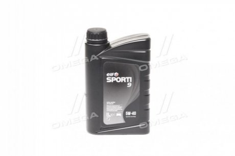 Моторное масло Sporti 9 5W-40 синтетическое 1 л ELF 208446 (фото 1)