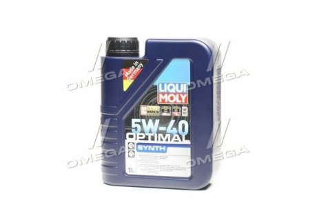 LM 1л OPTIMAL SYNTH 5W-40 масло моторне синтетичне LIQUI MOLY 3925 (фото 1)