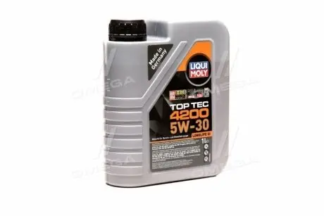 LM 1л TOP TEC 4200 5W-30 масло моторне синтетичне (VW 504 00/507 00, BMW LL-04) LIQUI MOLY 7660