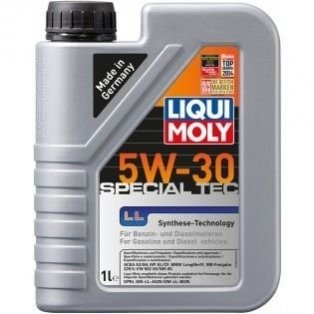 Моторне масло Special Tec LL 5W - 30 синтетичне 1 л LIQUI MOLY 2447 (фото 1)