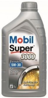Моторное масло Super 3000 X1 Формула FE 5W-30 синтетическое 1 n MOBIL 151520 (фото 1)