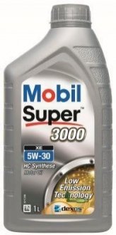 Моторное масло Super 3000 XE 5W-30 синтетическое 1 л MOBIL 150943 (фото 1)