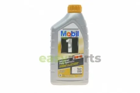 Олива двигуна 1L 1 FS X1 5W40 (ACEA A3/B3 A3/B4 VW 502.00/505.00 MB 229.1/229.3 Porsche A40 Fiat 9.55535-M2/9.55535-M2) MOBIL 153266