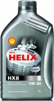 1л Helix HX8 Synthetic 5W-30 олива синт. API SL/CF ACEA A3/B3, A3/B4 MB 229.5 VW502.00, VW505.00 Renault RN0700, RN0710 SHELL 550040535 (фото 1)