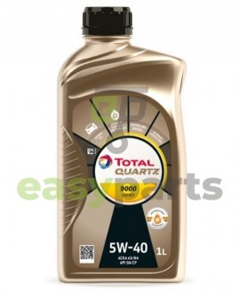 Моторное масло Quartz 9000 Energy 5W-40 синтетическое 1 л TOTAL 170321 (фото 1)