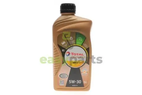 Олива моторна 5W-30 1L Quartz INEO ECS PSA B71 2290, FIAT 9.55535-S1, IVECO FPT SC1, ACEA C2 TOTAL 216633