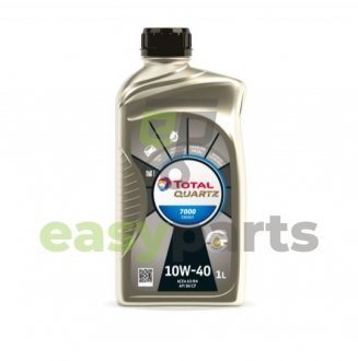 Моторне масло Quartz 7000 Energy 10w - 40 Напівсинтетичне 1 л TOTAL 203705 (фото 1)