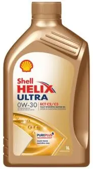 Олива двигуна 1L Helix Ultra ECT C2/C3 0W30 (ACEA C2/C3 VW 504.00/507.00 MB 229.52/229.51/229.31 FIAT 9.55535-GS1 Porsche C30) SHELL 550046305