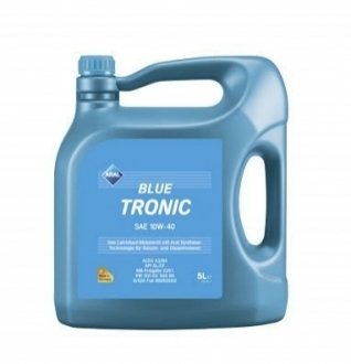 Моторне масло BlueTronic 10W-40 Напівсинтетичне 5 л ARAL 20485 (фото 1)