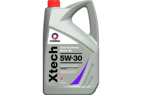 Моторне масло Xtech 5W - 30 синтетичне 5 л COMMA XTC5L