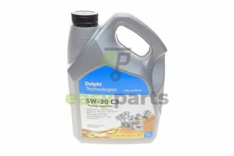 Олива 5W30 Prestige Super Plus C3 (5L) (MB 229.51/229.52/Opel Dexos 2) Delphi 28236312