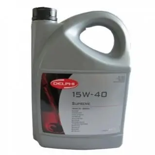 Олива моторна 15W-40 5L SUPREME MB 229.1, VW 501.01, VW 505.00 ACEA A3/B3 Delphi 2795879