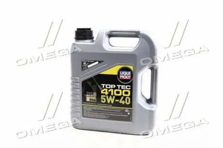 LM 4л TOP TEC 4100 5W-40 масло моторне синтетичне (VW505.01/505.00, BMW LL-04) LIQUI MOLY 7547