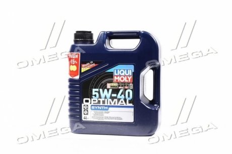 LM 4л OPTIMAL SYNTH 5W-40 масло моторне синтетичне LIQUI MOLY 3926 (фото 1)