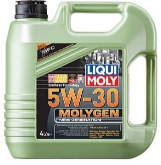 Моторне масло Molygen New Generation 5W - 30 синтетичне 4 л LIQUI MOLY 9042 (фото 1)