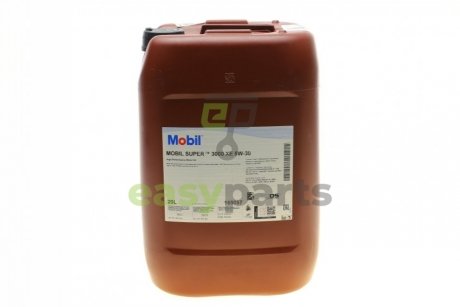 Моторне масло Super 3000 XE 5W - 30 синтетичне 20 л MOBIL 150941 (фото 1)