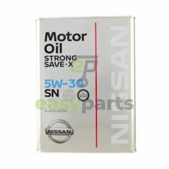 Моторное масло для / Infiniti Strong Save X 5W-30 синтетическое 4 л NISSAN Klan505304